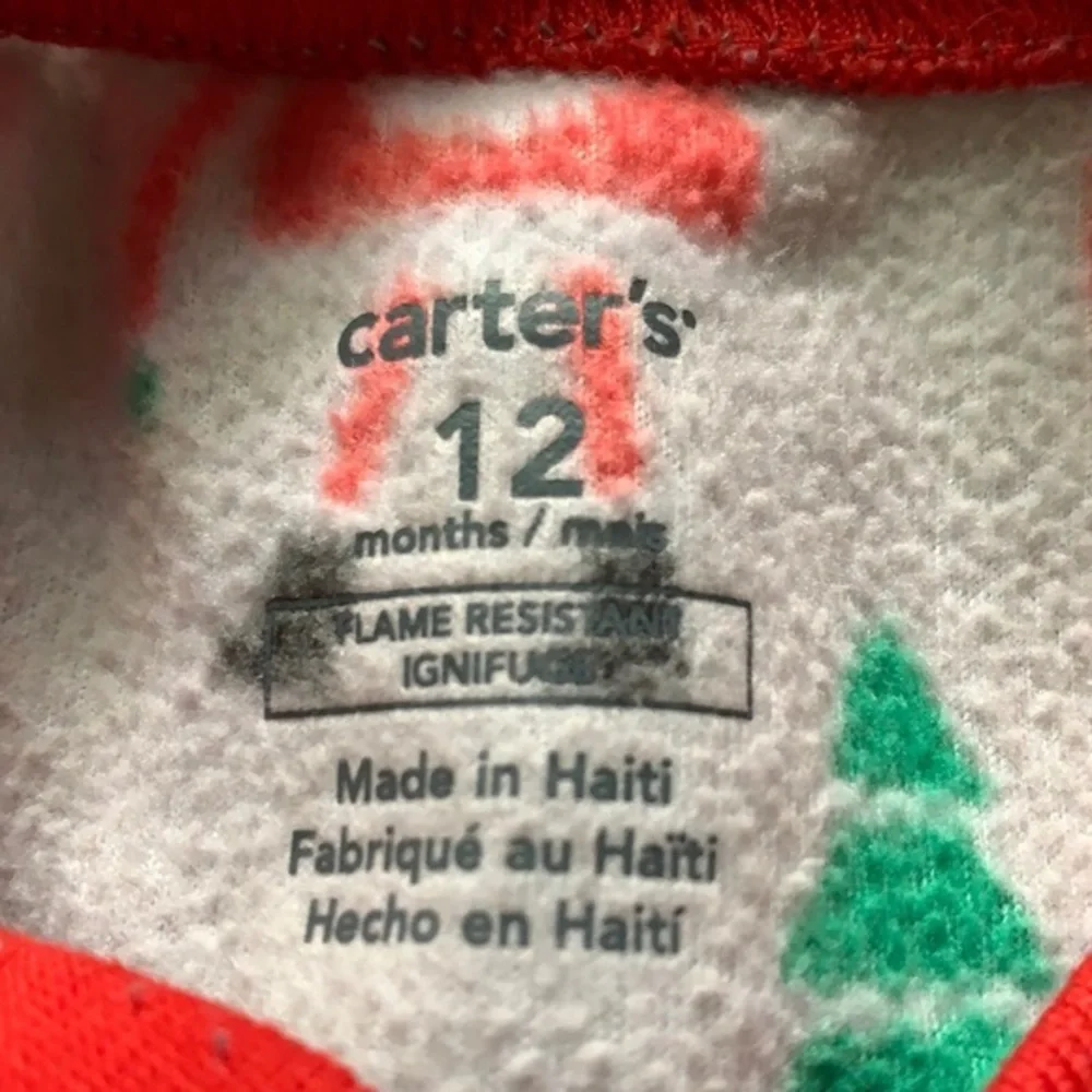 Christmas Santa Pajamas Carter’s 12 months Pre owned